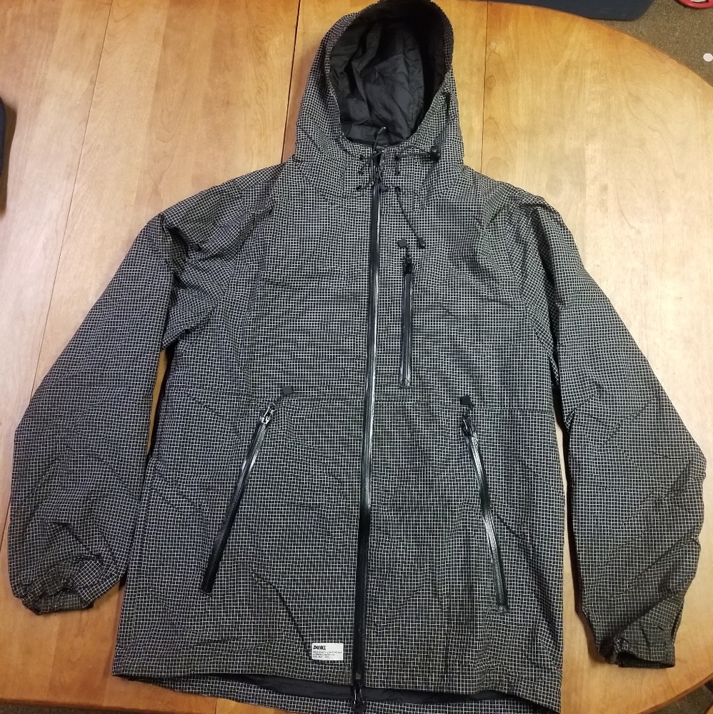Durkl Medium White and Black Windbreaker